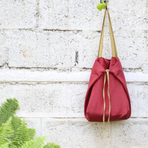 Cotton Tote Bag - Adaptable Aurora - Red/Yellow