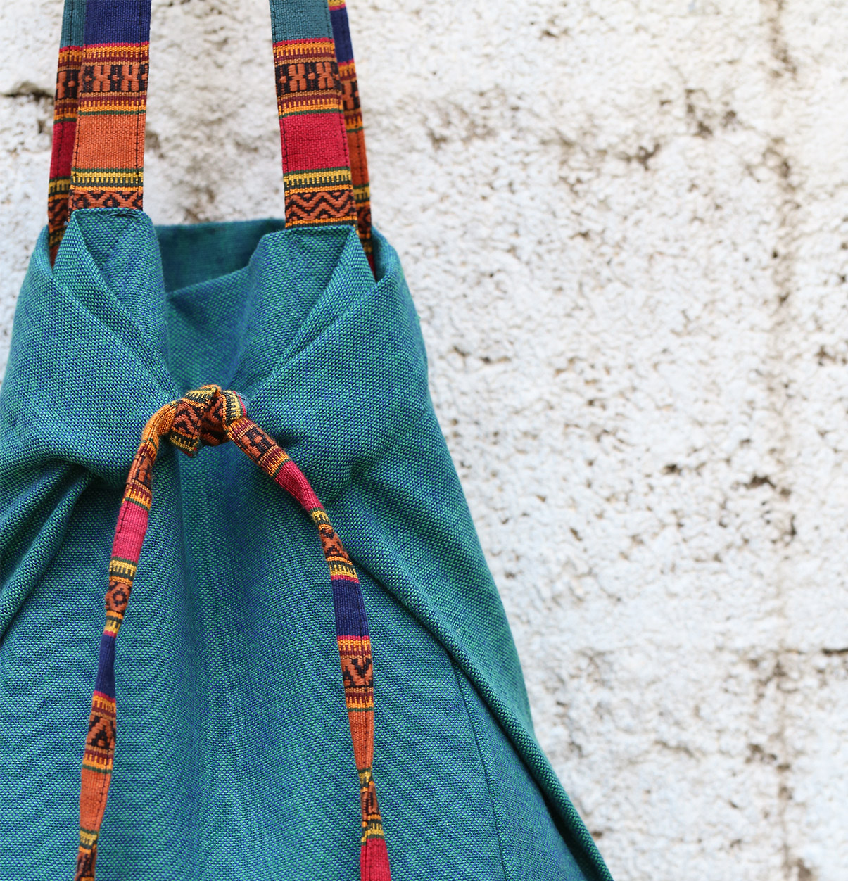 Cotton Tote Bag – Adaptable Vintage - Green - Image 2