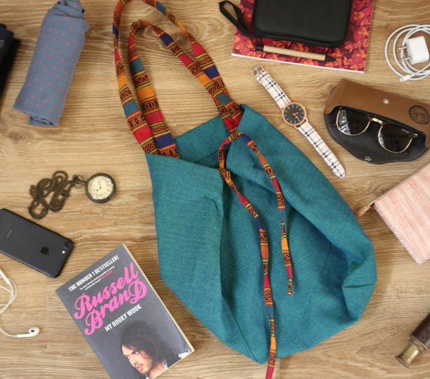 Cotton Tote Bag – Adaptable Vintage - Green - Image 4