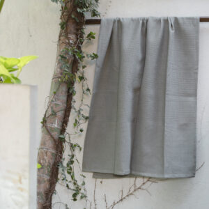 Cotton Bath Towel – Honeycomb Weave – Moon mist Grey