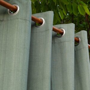 Cotton Curtain – Kadoor Weave – Garden Green