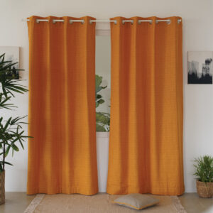 Cotton Curtain – Panama Weave – Golden Glow