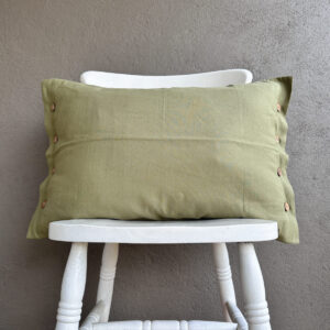 Linen Pillow Cover – Solid – Mosstone Green