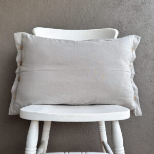 Linen Pillow Cover – Solid – Glacier Grey