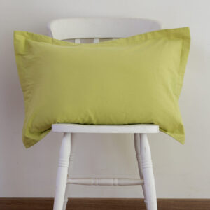 Cotton Pillow Cover – Solid – Lemon Green