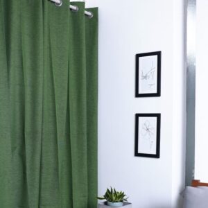 Cotton Curtain – Textura – Cactus Green