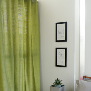 Cotton Curtain – Textura – Palm Green