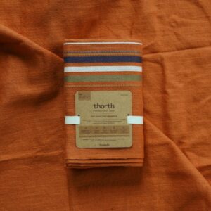 Premium Cotton Bath Towel – Thorth – Rust Orange