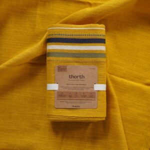 Premium Cotton Bath Towel – Thorth – Mustard Yellow