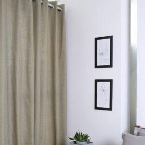 Cotton Curtain – Chambray – Sesame Beige
