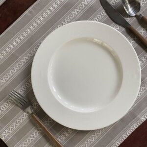 Cotton Tablemats – Vintage Weave – Grey